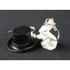 Rabbit and Hat Earrings Miniblings Magic Magician Trick Rabbit from