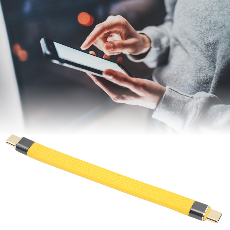 Short USB C to USB C Cable 40Gbps 5A 0.45ft