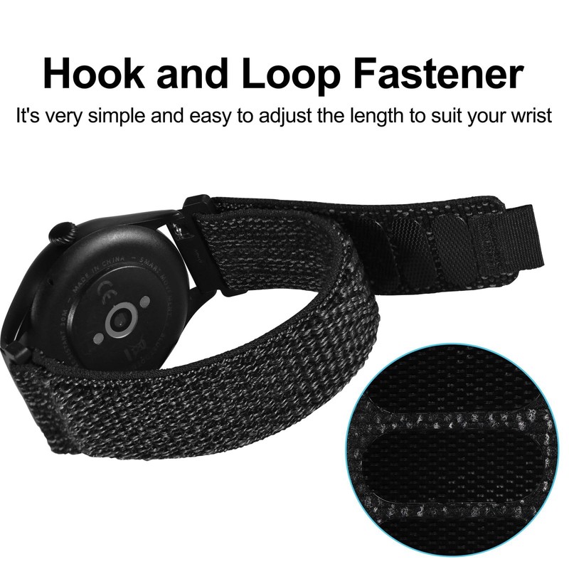 BISONSTRAP Watch Bands for Men and Women, Trail Loop Nylon