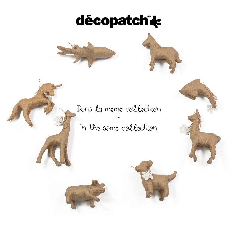Décopatch - Ref AP108O - Small Horse - Papier Maché