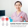 UKCOCO Practical Nurses Watch Electronic Clip Watches with Night Glow