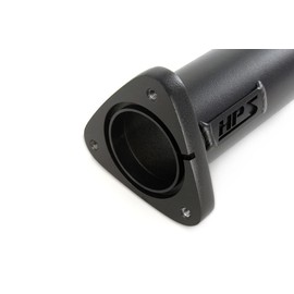 HPS Performance 17-131WB Wrinkle Black 6061 Billet Aluminum Pipe