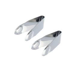 QLXHBOT Stainless Steel Strawberry Huller Fruit Stem Remover Home Kitchen Tools for Cherry Tomato, 2.8 * 1,Silver, 2Pcs