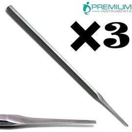 3Ã Dental Sheehan Osteotomes 2mm Hexagon Handle 16cm Surgical Stainless Steel Instrument