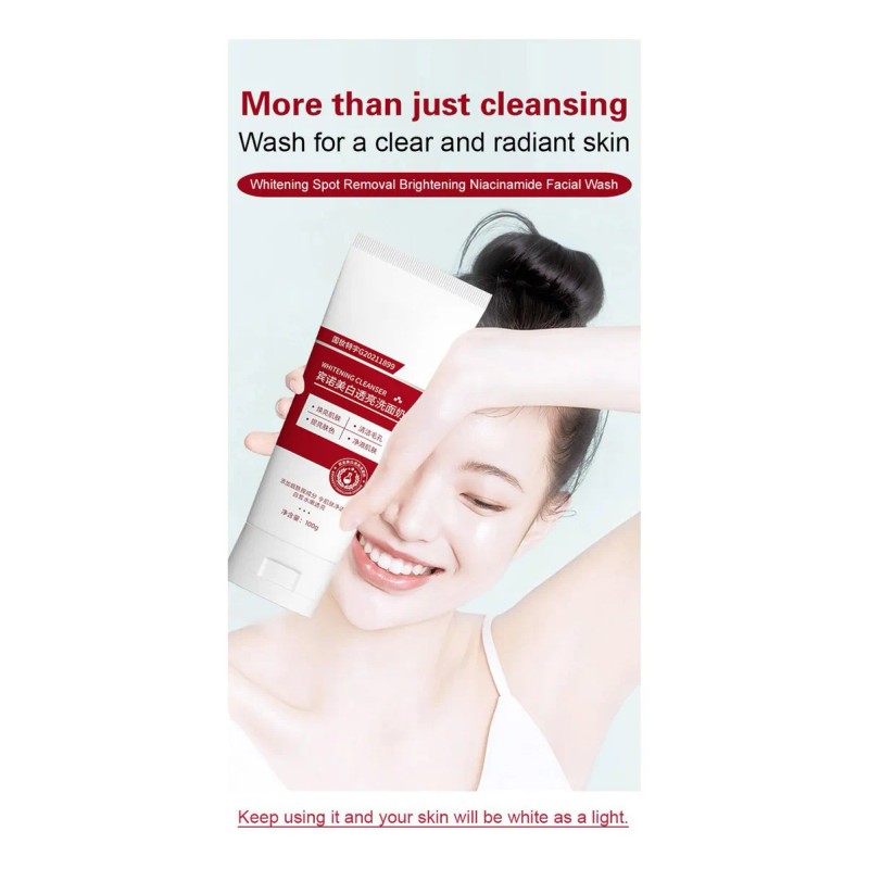 Limpiador Facial G Whitening Brightening Purifying White 100