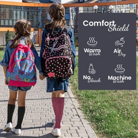 Sierra Socks Girl's Women's Classic Cable Knit School Uniform Outdoor Wear Cotton Knee High Socks 3 Pair Pack (White, Medium)