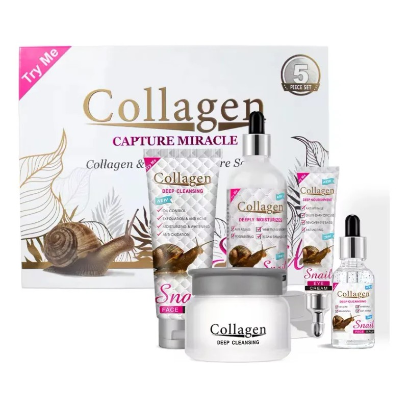 Cuidado Facial Colágeno Baba De Caracol, Rejuvenece Hidrata
