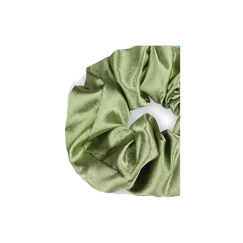 Mytoptrendz® Plain Satin Hair Scrunchies Ponytail Hair Tie Classic Hair