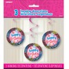 26 Hanging Wild Birthday Decorations, 3ct