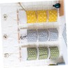 Ciieeo Hanging Storage Organizer Cotton Linen Wall Bag for Clothes
