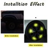 20 Pcs Car Wheel Hub Reflective Sticker, Night Reflective Safety