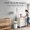Bellababy Diaper Pail, Upgrade Baby Diaper Bin with Double Odor