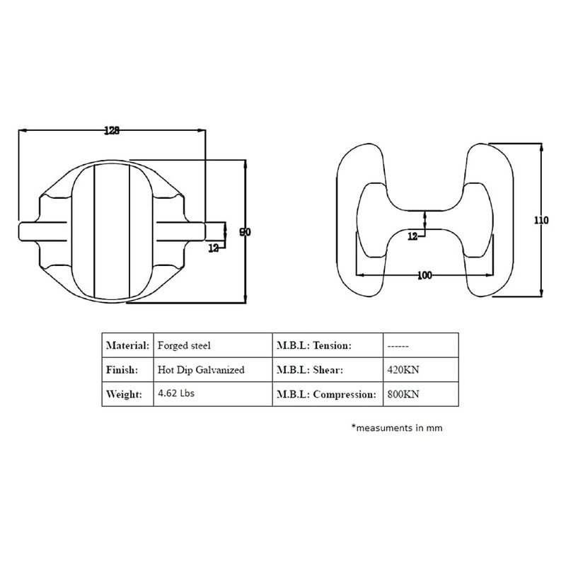 Mytee Products (4 Pack Sea Rail Shipping Container Stacking Cone
