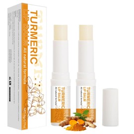 ARCHIDATE Bálsamo Labial De Cúrcuma Para Labios Oscuros (2 Unidades), Hidratante Natural De Cúrcuma Para Fumadores, Hidratación Duradera, Nutre, Suaviza Y Reduce Las Líneas De Expresión.