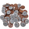 1-1/2 Inch Screw-in Felt Pads - 40pcs Furniture Chair Table