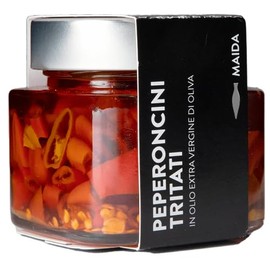 Chili Peppers Peperoncini Preserved in EVOO - Maida Farm, Campania, Italy
