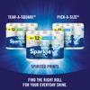 Sparkle Pick-A-Size Paper Towels, Spirited Print Design, 6 Double Rolls