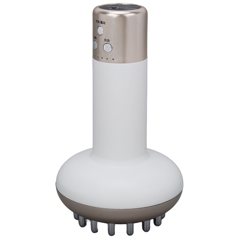 Electric Meridian Brush 6 Gears Hot Compress Microcurrent Vibration Massage