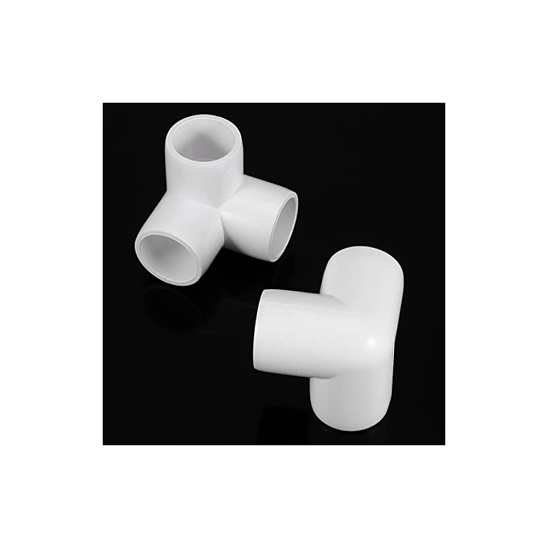 MANCHAP 30 piezas de codo de PVC de 3 vías