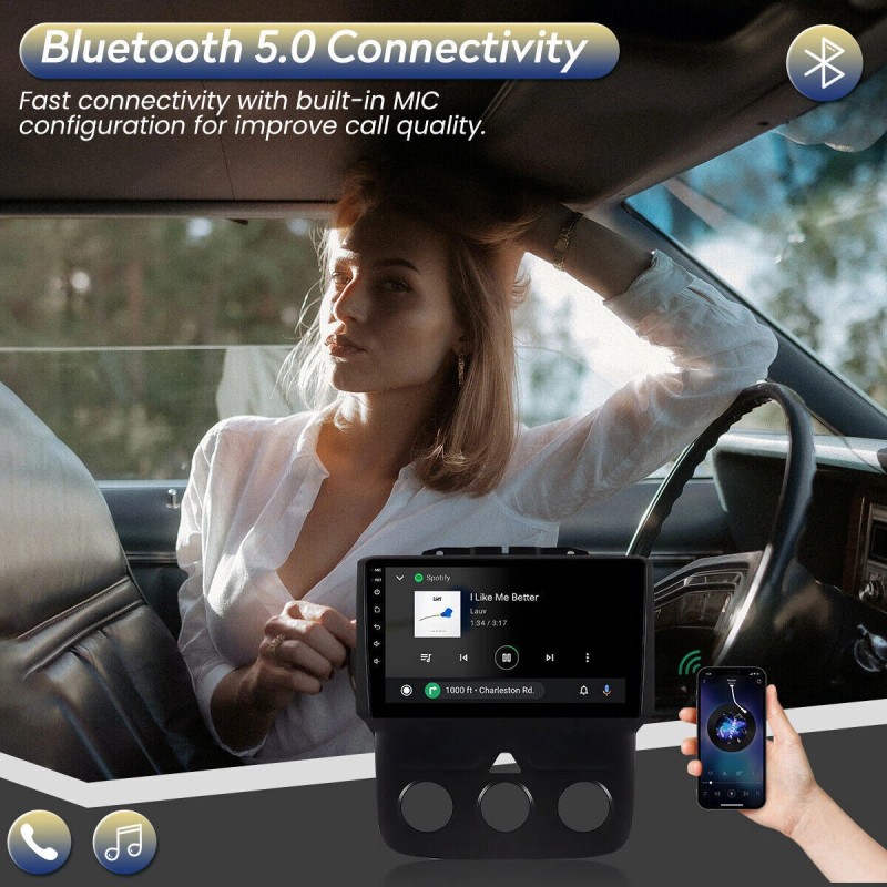 Fortdows For Dodge Ram 2013-2018 1500 2500 3500 CarPlay GPS