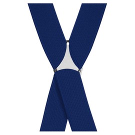 Playshoes Unisex Kids Fully Adjustable Elasticated Suspenders Braces, Blue (Navy), 60 cm