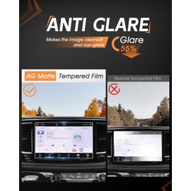 CDEFG For 2021-2025 2026 Chrysler Pacifica Screen Protector - 10.1 Inch Matte Anti Glare Tempered Glass - (Select, Limited, Pinnacle) Touchscreen Accessories