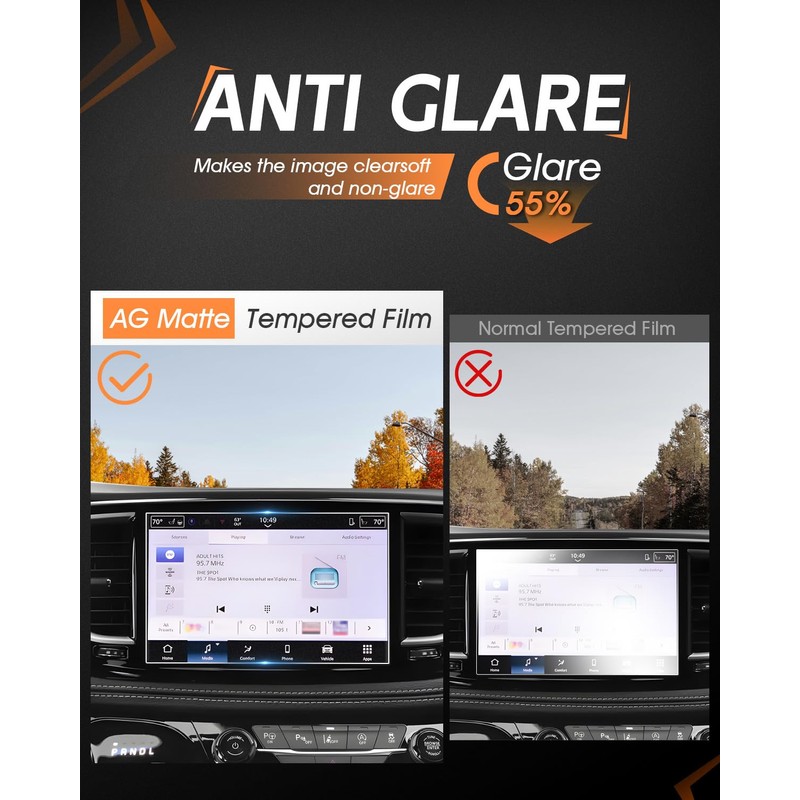CDEFG For 2021-2025 2026 Chrysler Pacifica Screen Protector - 10.1