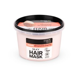 Organic Shop Hair Mask – Almond & Cherry Deep Conditioner, Hydrates, Nourishes & Repairs Dry, Damaged Hair, Intensive Hydration All Hair Types. 250 ml