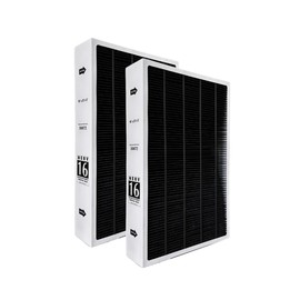 Nispira MERV 16 X6672 Furnace AC HVAC Air Filter Replacement Compatible with Lennox X6672 and HCC16-28 Carbon Home Furnace Filter for HVAC System. Filter size 16" X 25" X 5". 2 Packs