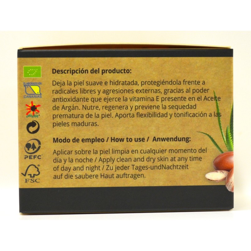 Lanzaloe Argan Oil Cream with Aloe Vera 200 ml