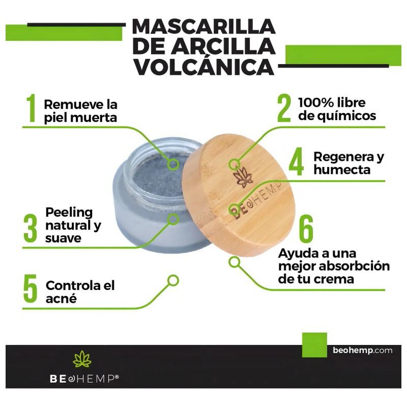 Mascarilla Facial De Arcilla Antiacné Y Control Grasa 100 Ml