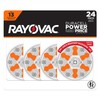 Rayovac Size 13 Hearing Aid Batteries (24 Pack)