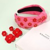 Floral Headband for Women Summer Headband Daisy Flower Knotted Headband