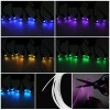 BEVINSEE 10M RGB 8 LED Car Interior Fiber Optical Strip