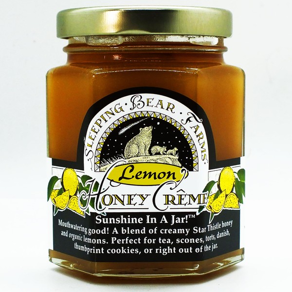 Creamed Lemon & Honey - Honey Creme 8 oz. Jar - Case of 12