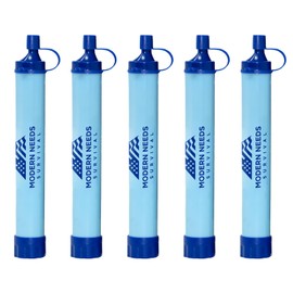 Ready Filter — Personal Water Filter Straw for Your Backpacking Gear | Water Filtration System Survival for Outdoor & Camping Supplies | Ultralight, Portable, and Durable Emergency Water Purifier