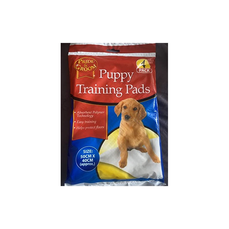4 x Pride & Groom 4 Piece Puppy Training Pad