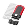 Bates- Razor Blade Scraper, Red, Locking Razor Scraper Set with