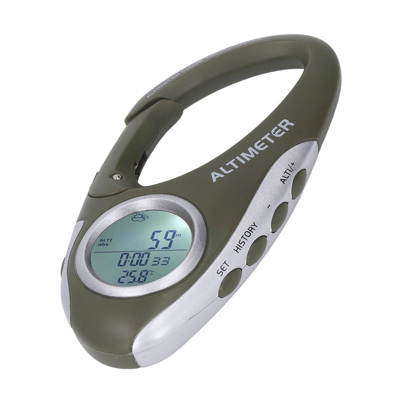 Digital Altimeter Barometer Multifunctional ABS Housing Backlight Altitude Barometer for