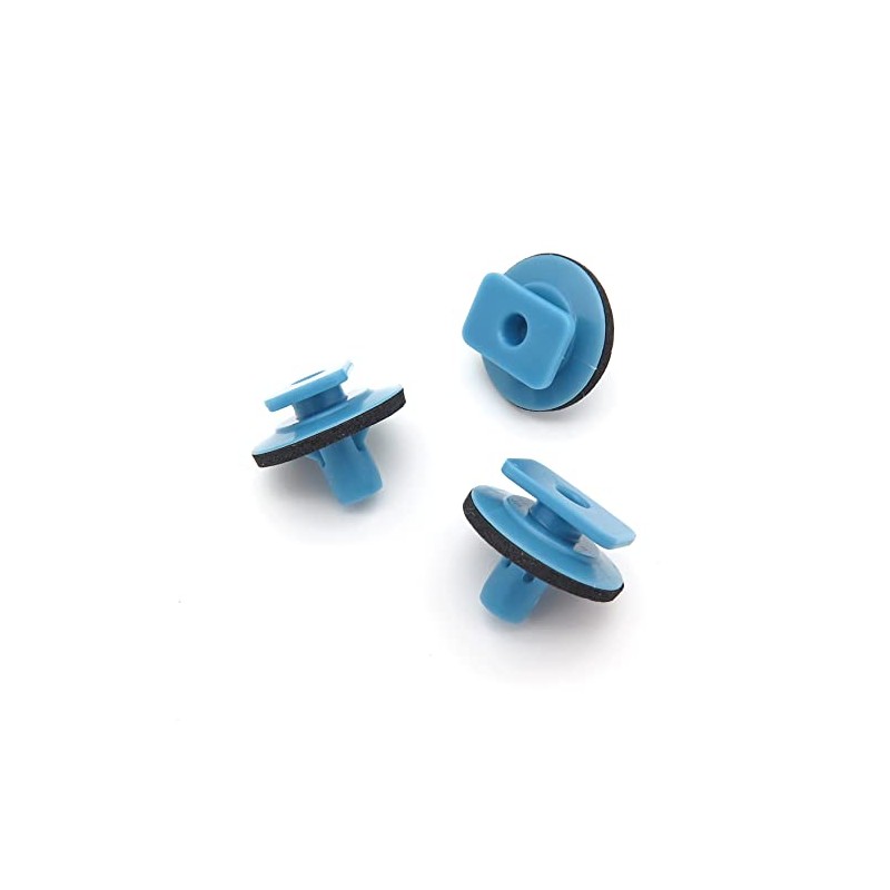 VVO Fasteners- Blue Plastic Tailgate Exterior Trim Clips for Nissan