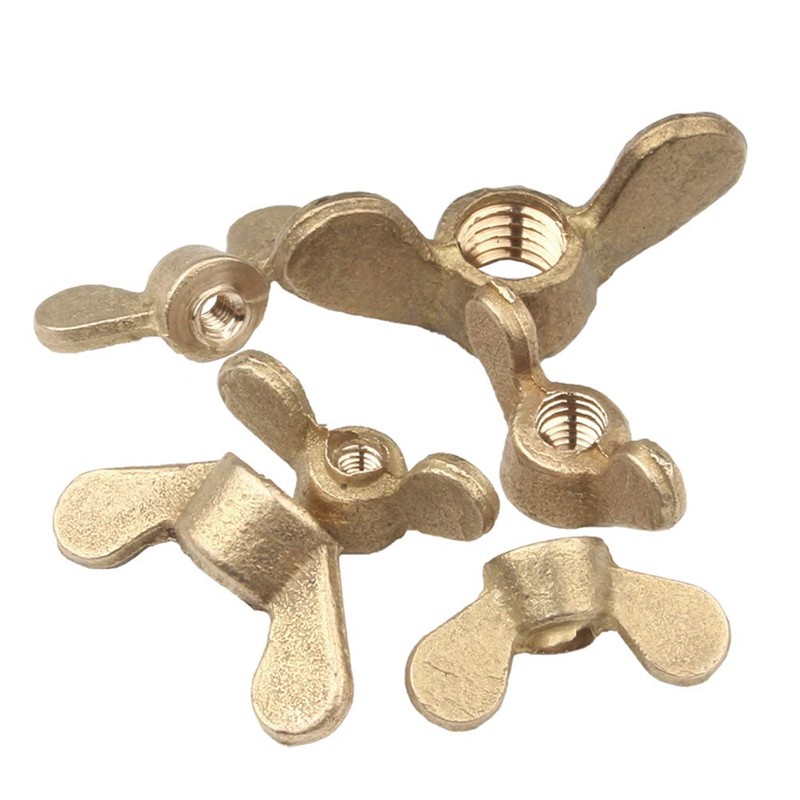 Yudesun Wing Nut Fasteners - Brass Butterfly Nut Bolt Hand