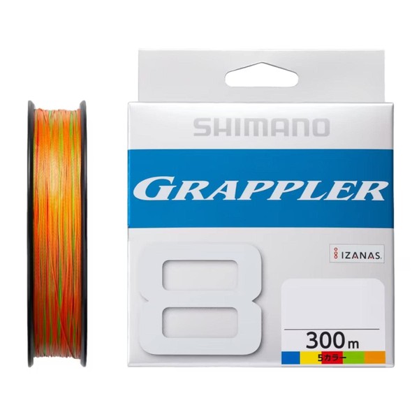 Shimano Grappler 8 PE 300m LD-A71U 5 Colors (5 Colors