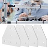 203040 T Shape Joining Plate Aluminium Alloy 5‑Hole Joint Bracket