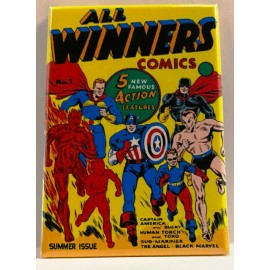 All Winners Comics #1 MAGNET 2" x 3" Fridge Locker Vintage Comic Cover
