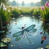 Dragonfly Irons Patches,Dragonfly Embroidered Sewing on Patches, Sew On Applique