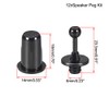 sourcing map 12 Pairs Speaker Small Peg Kit Guides 25.5mm