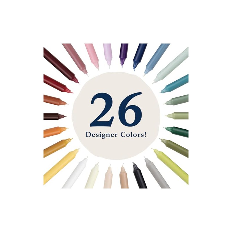 Northern Lights Candles - 12" 12pk Tapers - Ivory -