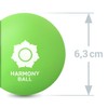 Massage Ball Set of 2 Natural Rubber with Net -