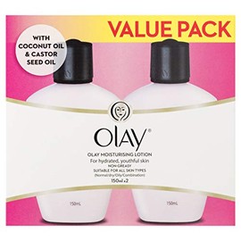 Olay Moisturising Lotion 150ml x 2 Value Pack, 300ml