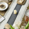 Artoid Mode Dark Grey Farmhouse Rustic Table Runner, Seasonal Holiday
